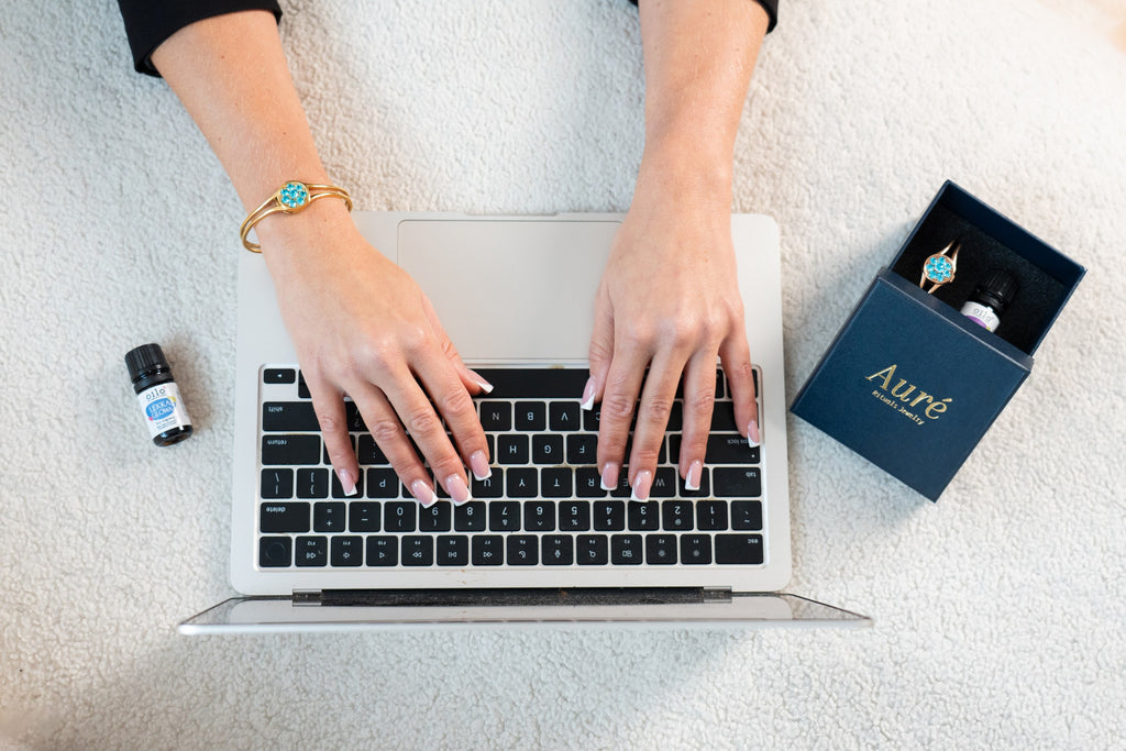 Bangle Premium Collection - blue zircons